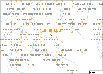 map of Carballo