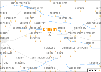 map of Carbay