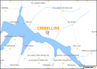 map of Carbellino