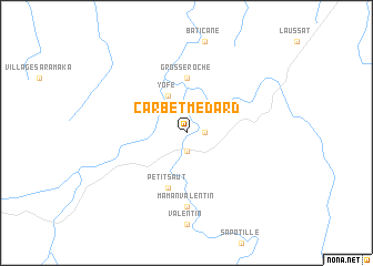 map of Carbet Médard