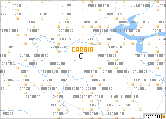 map of Carbia