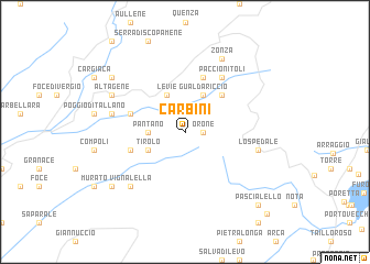 map of Carbini