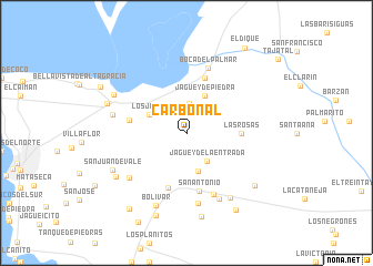 map of Carbonal