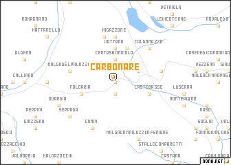 map of Carbonare