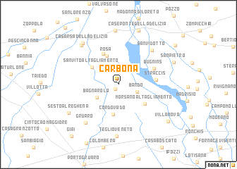 map of Carbona