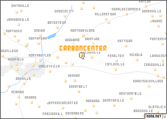map of Carbon Center