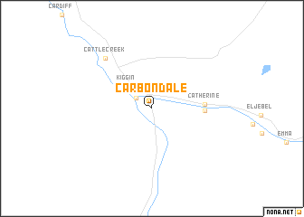 map of Carbondale