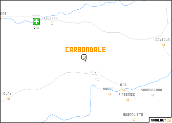 map of Carbondale