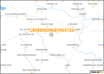 map of Carbonera de Frentes