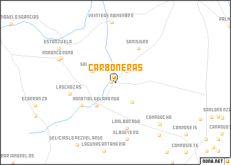 map of Carboneras