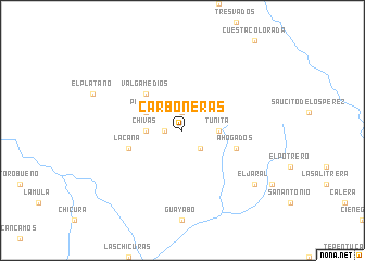 map of Carboneras