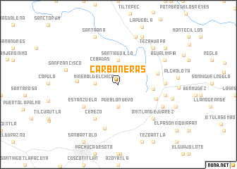 map of Carboneras