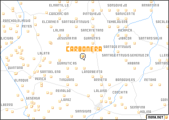 map of Carbonera