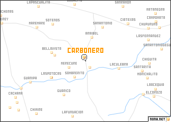 map of Carbonero