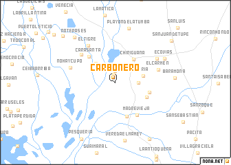 map of Carbonero