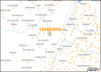 map of Carbonero