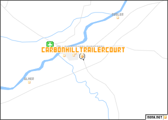 map of Carbon Hill Trailer Court