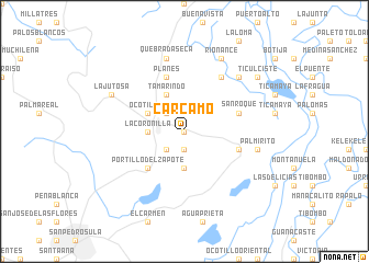 map of Cárcamo