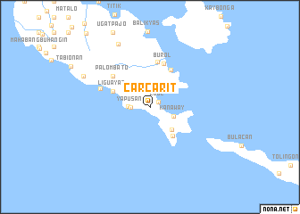 map of Carcarit