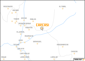 map of Carcasí