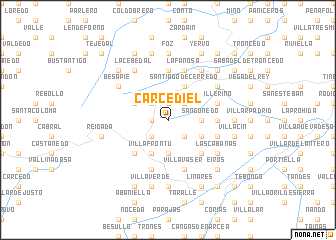 map of Carcediel