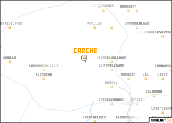 map of Carche