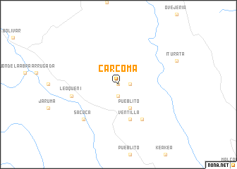 map of Carcoma