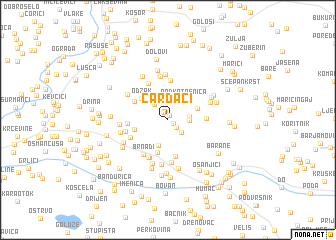 map of Cardaci