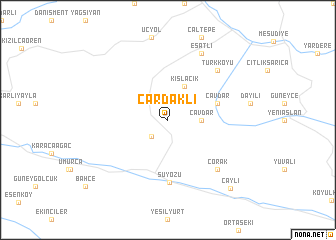 map of Çardaklı