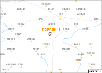 map of Çardaklı