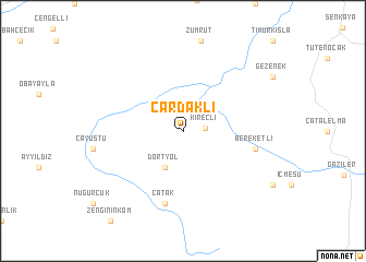 map of Çardaklı