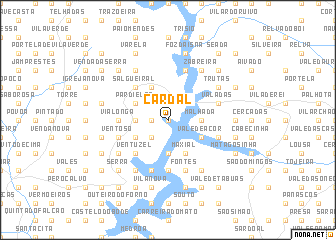 map of Cardal