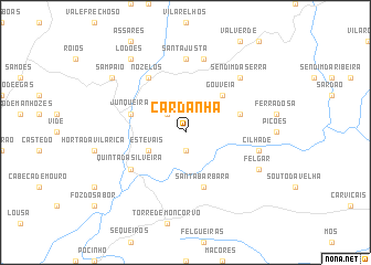 map of Cardanha