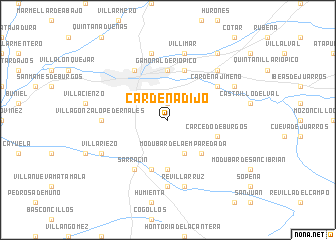 map of Cardeñadijo