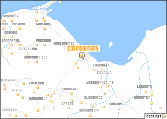 map of Cárdenas