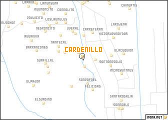 map of Cardenillo