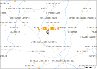 map of Cardeñosa