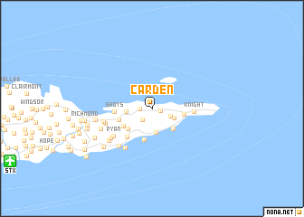 map of Carden