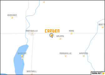 map of Carden