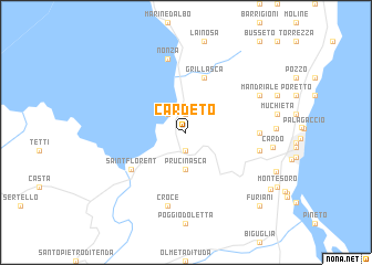 map of Cardeto