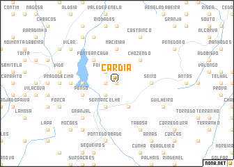 map of Cardia