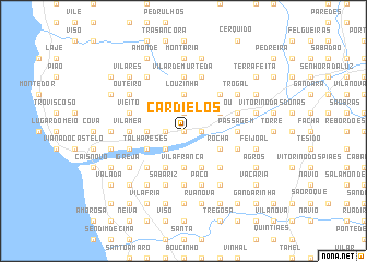 map of Cardielos