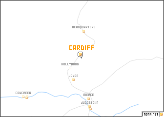 map of Cardiff