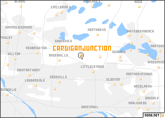 map of Cardigan Junction