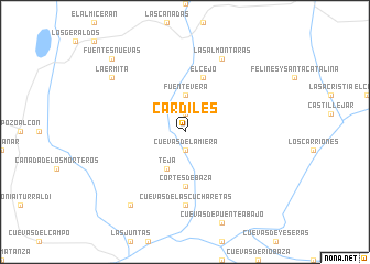 map of Cardiles