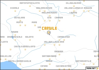 map of Cardile