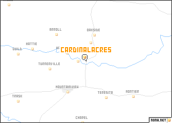 map of Cardinal Acres