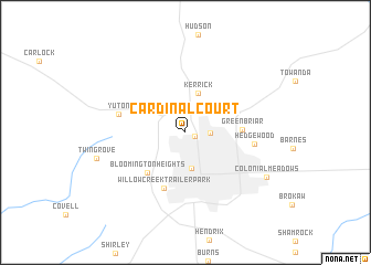 map of Cardinal Court