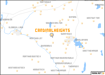 map of Cardinal Heights