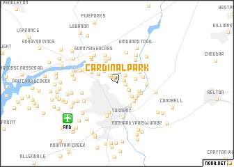 map of Cardinal Park